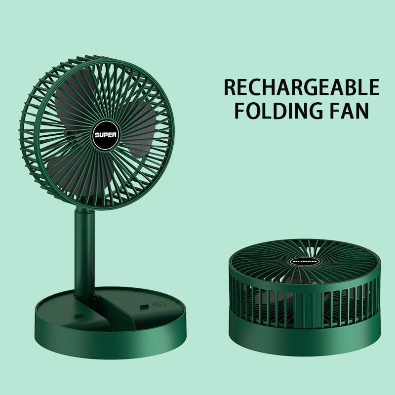 Summer Breeze Foldable USB Rechargeable Fan