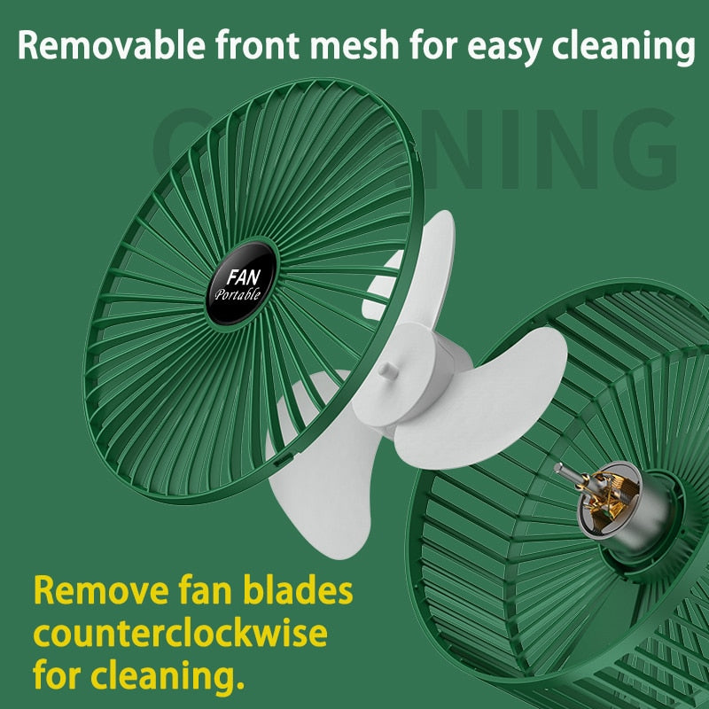 Summer Breeze Foldable USB Rechargeable Fan