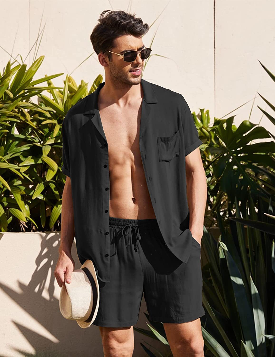 HyperFlow™- Men's Summer Cotton Linen Beach Set