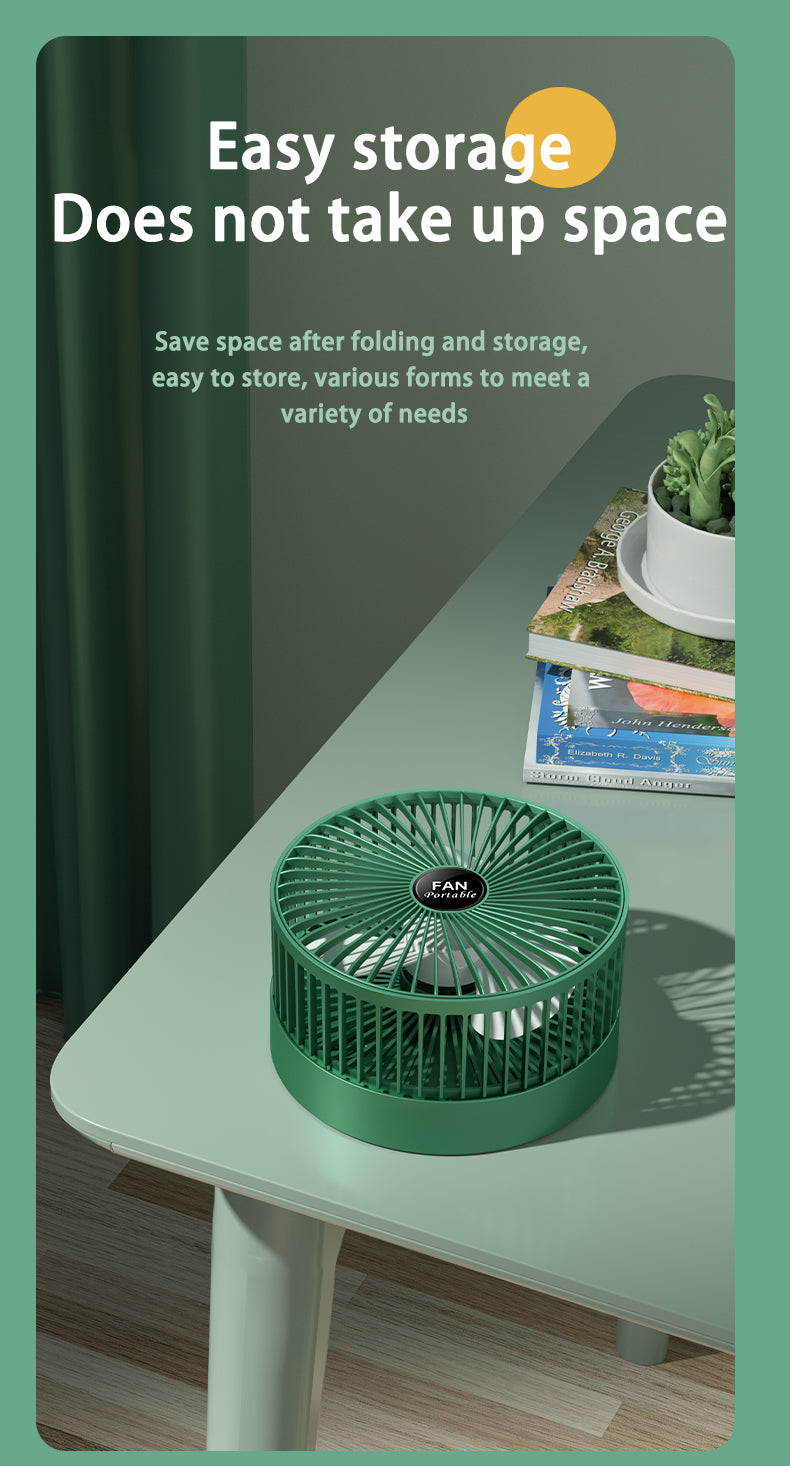 Summer Breeze Foldable USB Rechargeable Fan