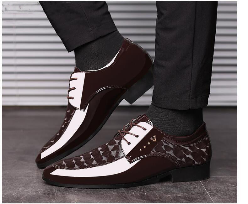 Howell Italian Patent Leather Oxford Shoes