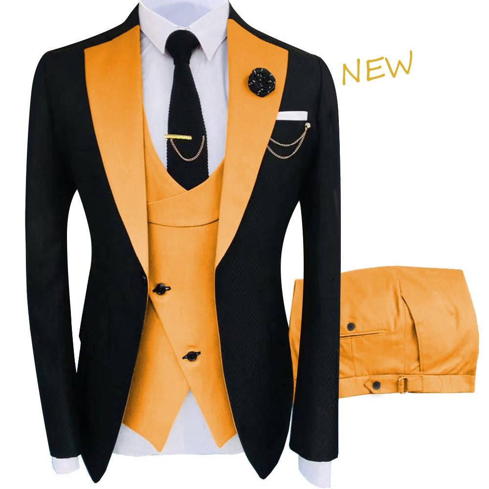Slim Fit Blazers Suit Set