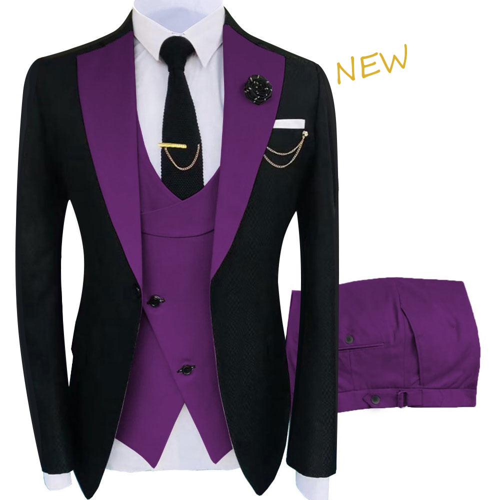 Slim Fit Blazers Suit Set