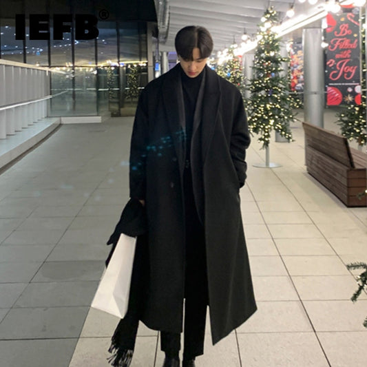 Casual Single-breasted Overcoat