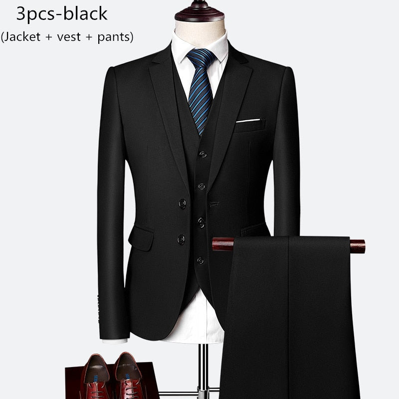 Luxury 3 Piece Suit Set