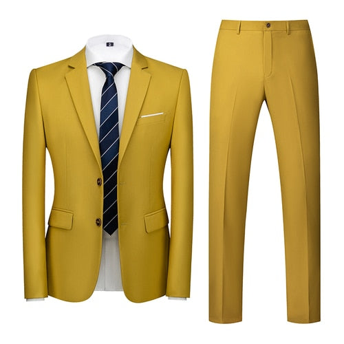 Solid Color Suit Set