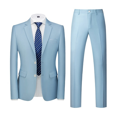 Solid Color Suit Set