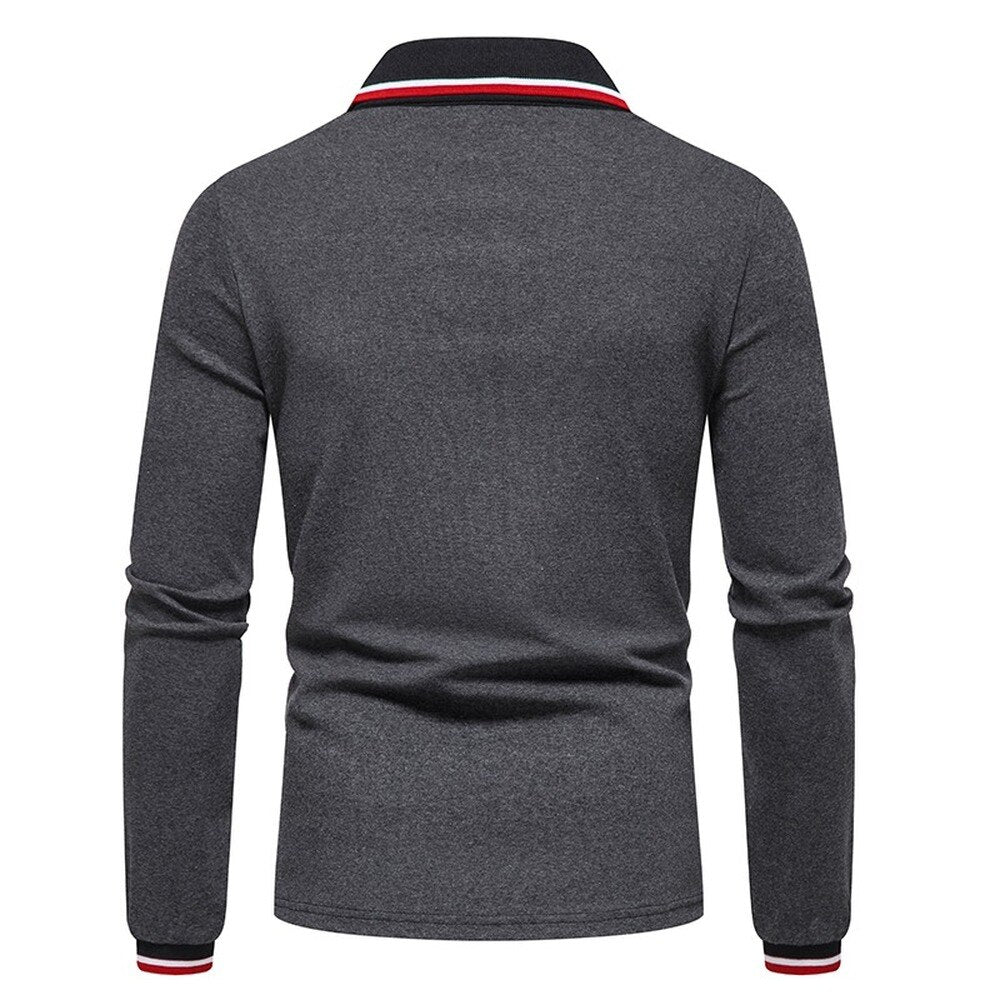 Long-sleeved Polo Shirt