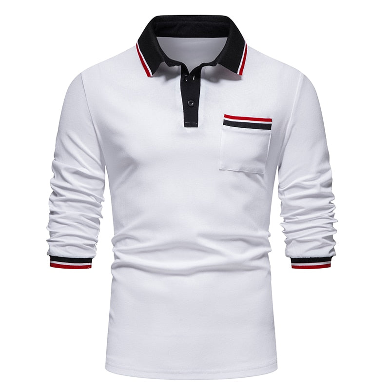 Long-sleeved Polo Shirt