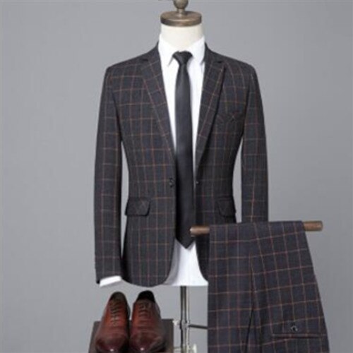 3 Pcs Set Blazers Pants Vest