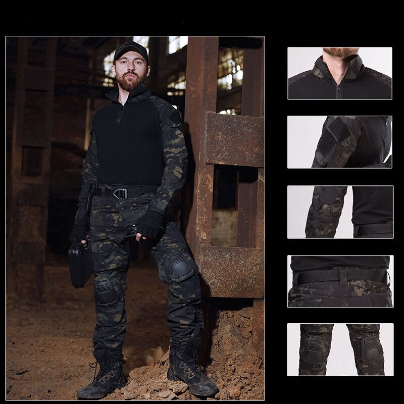 TartanEase™ - Multi Pockets Camouflage Pants