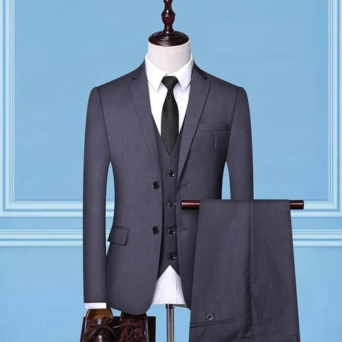 Wedding 3 Pieces Suit Set