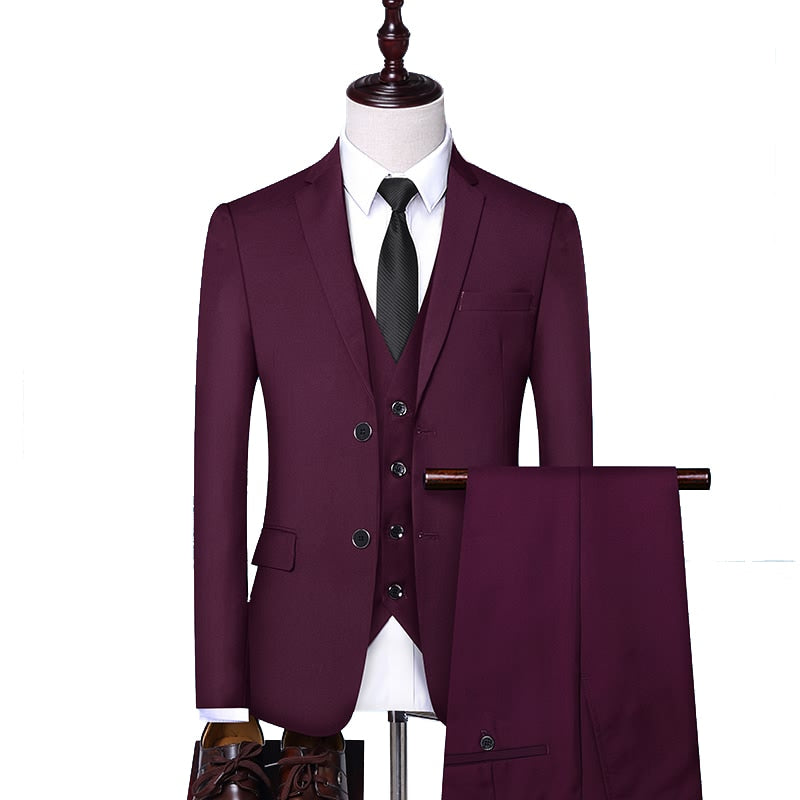 Wedding 3 Pieces Suit Set