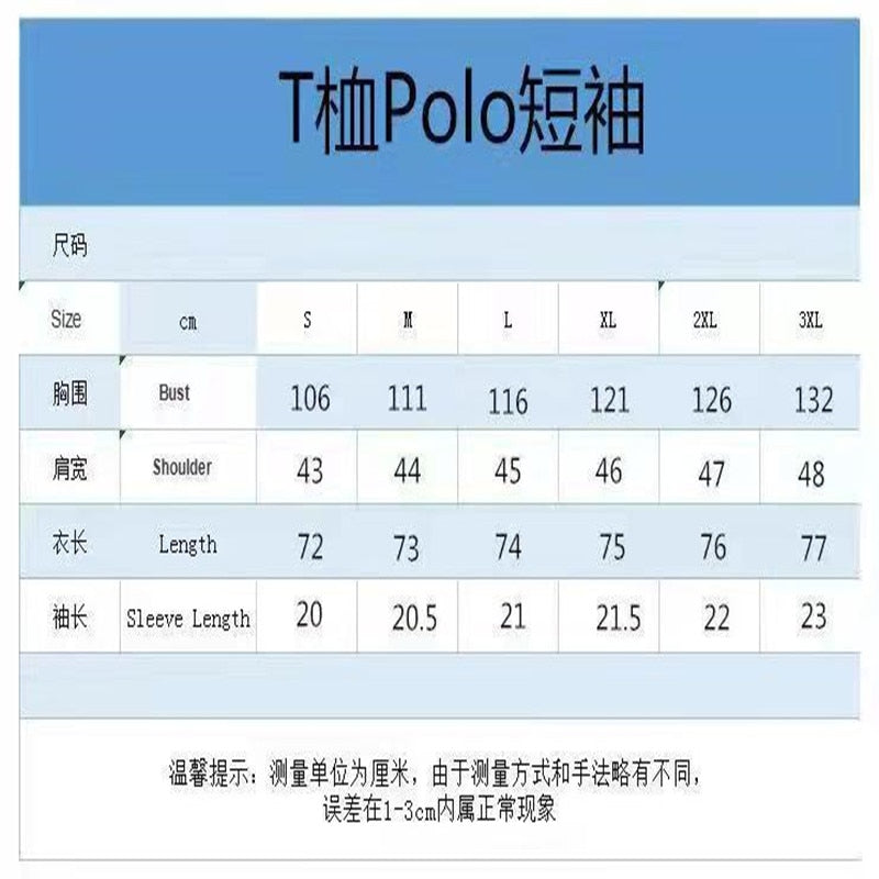Men Polo Shirts Casual Daily Short Sleeve Striped Shirt