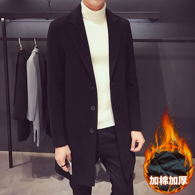 Medium and Long Woolen Coat