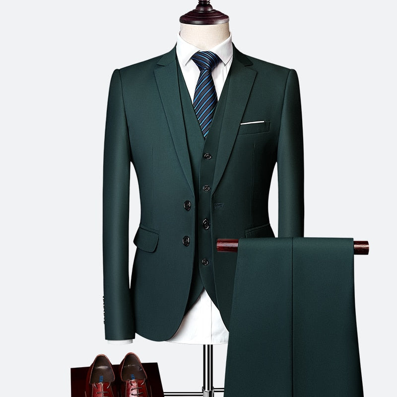 Luxury 3 Piece Suit Set