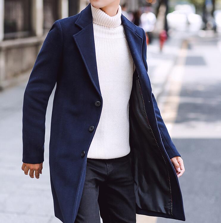 Medium and Long Woolen Coat