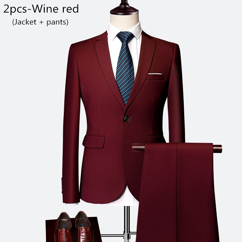 Luxury 3 Piece Suit Set