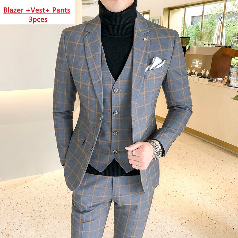 Blazer and Vest and Pants