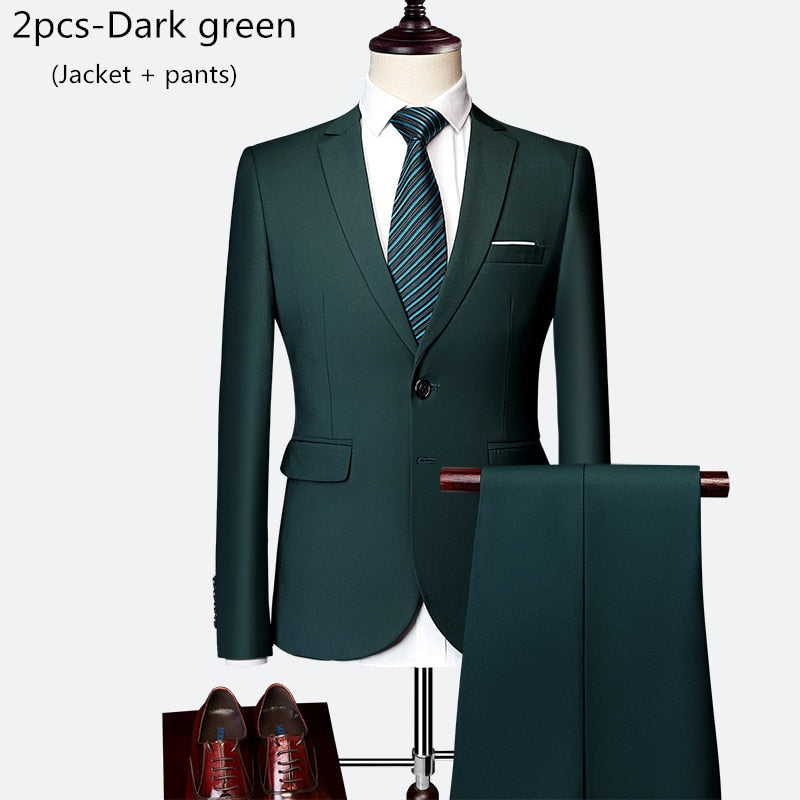 Luxury 3 Piece Suit Set