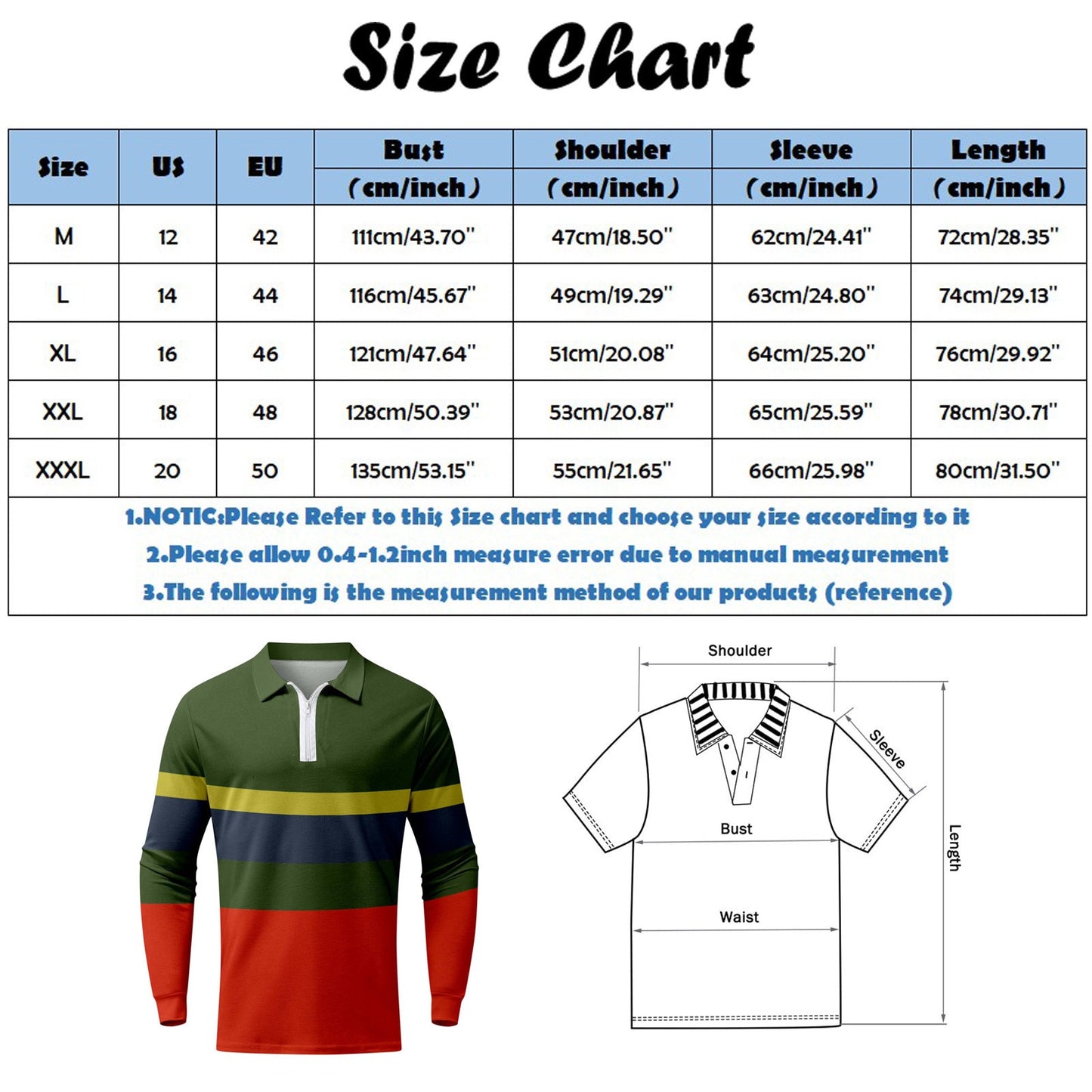 Long Sleeve Polo Shirt