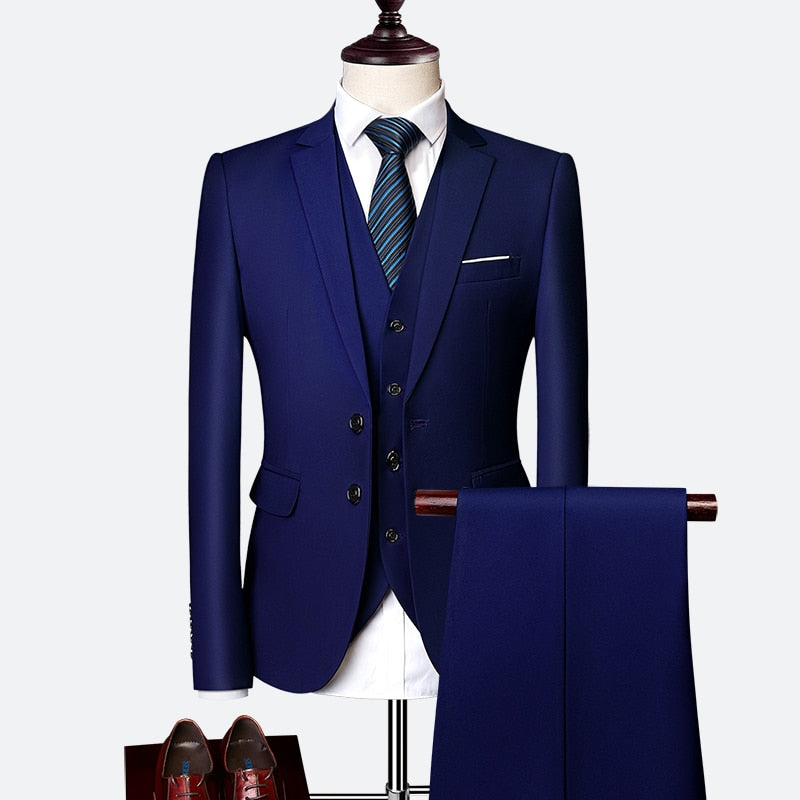 Luxury 3 Piece Suit Set
