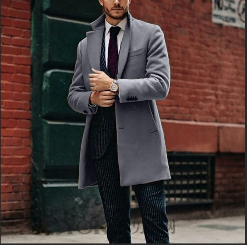 Casual Business Woolen Coat