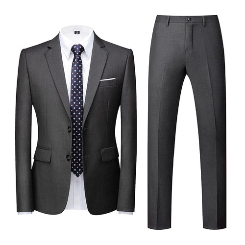 Solid Color Suit Set