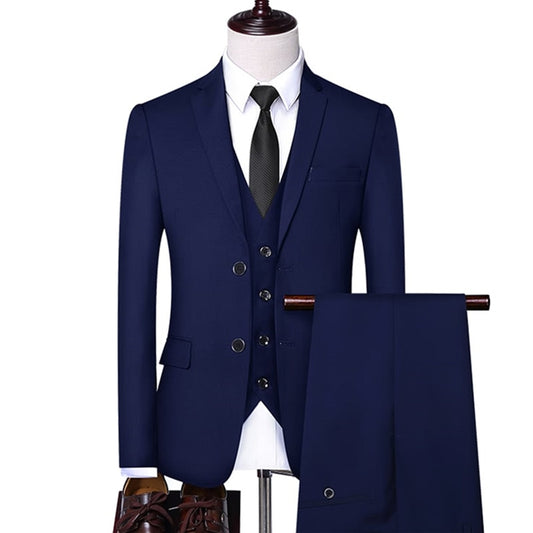 Wedding 3 Pieces Suit Set