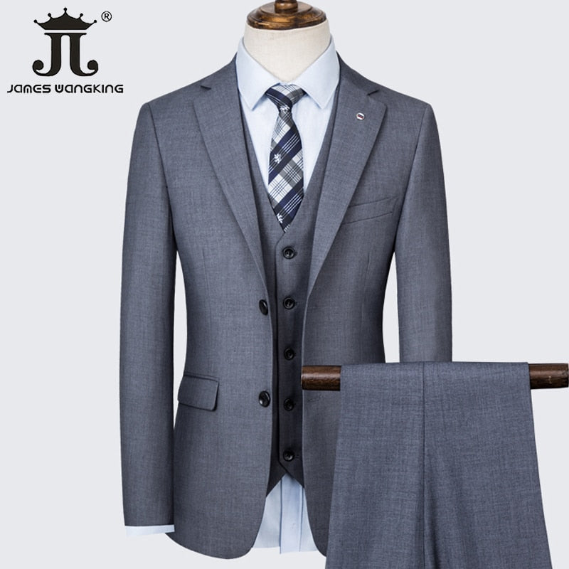 Elysian Elegance Ensemble™- Formal Business Suit 3 Pieces