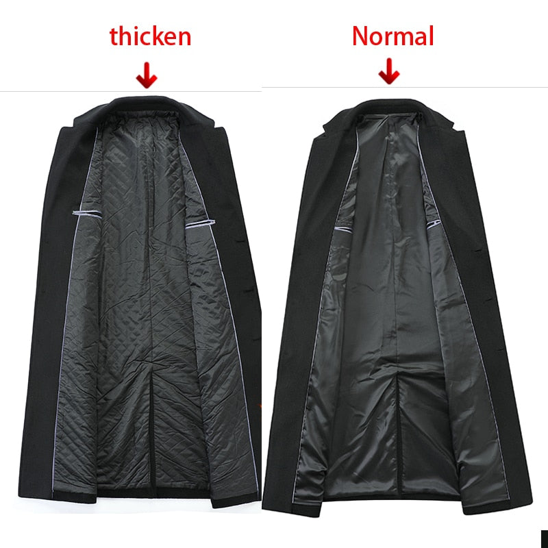 Over The Knee Trench Coat