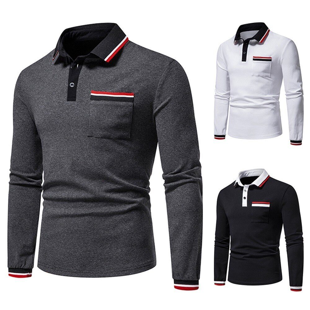 Long-sleeved Polo Shirt