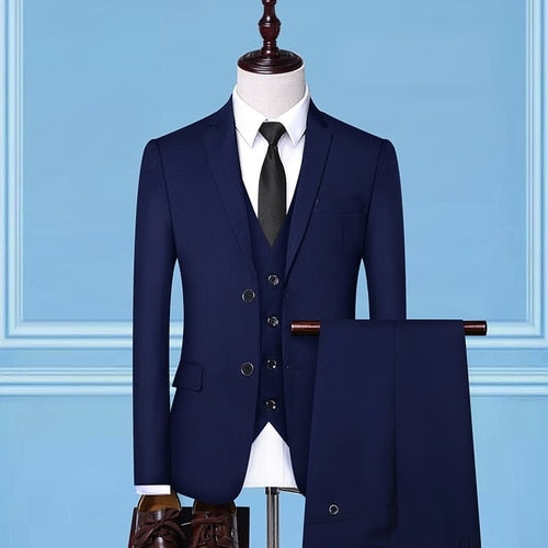 Wedding 3 Pieces Suit Set