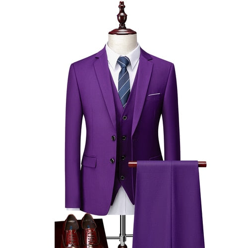 Solid Color Suit Set