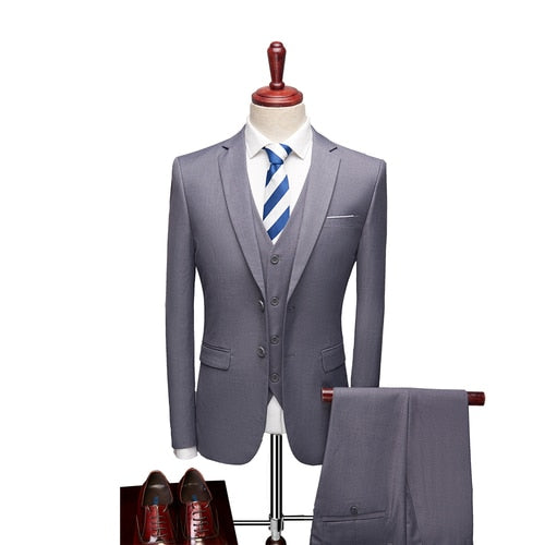 Solid Color Suit Set