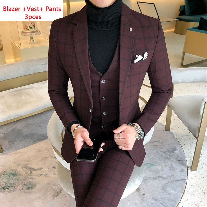 Blazer and Vest and Pants