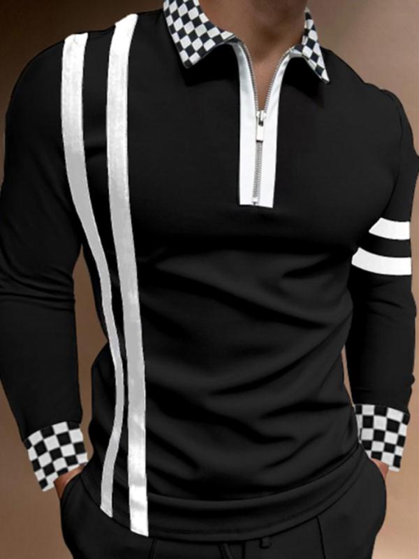 Collarless Long Sleeve Shirt