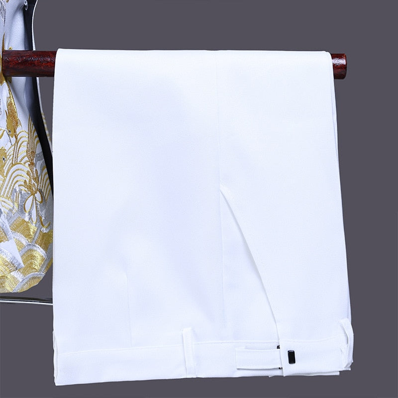 Casual Embroidery Suit