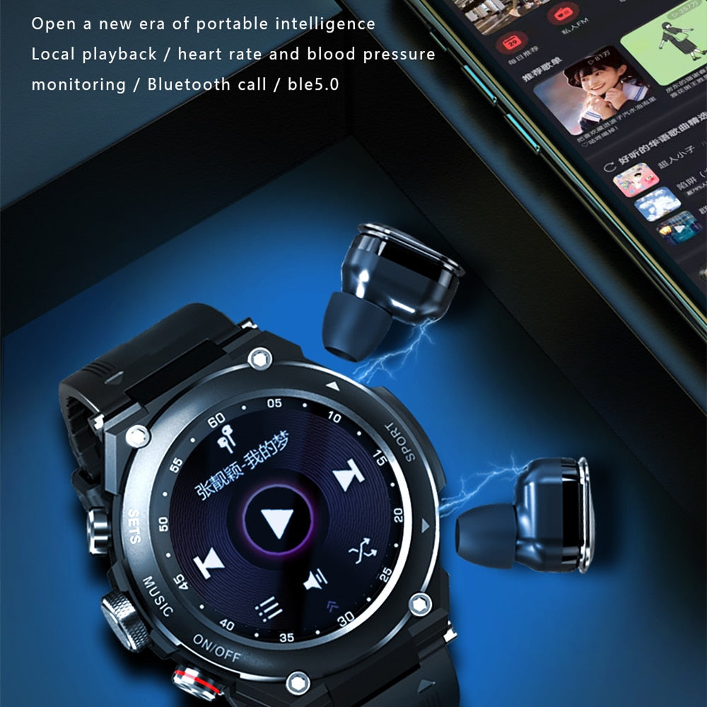 Wrist Buddy™ - Smartwatch with Earpods
