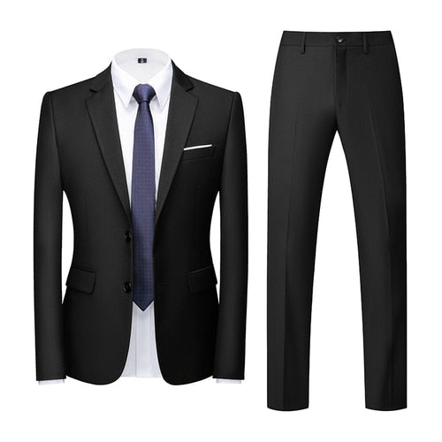 Solid Color Suit Set