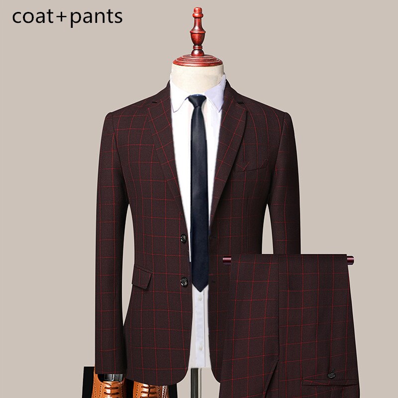 3 Pcs Set Blazers Pants Vest
