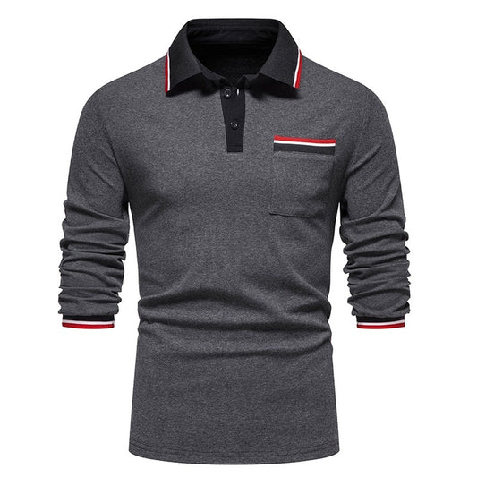Long-sleeved Polo Shirt