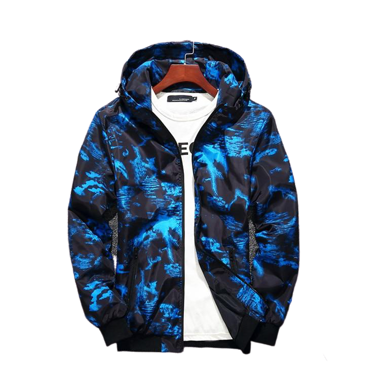 Mens Colored Camouflage Pilot Bomber Jacket