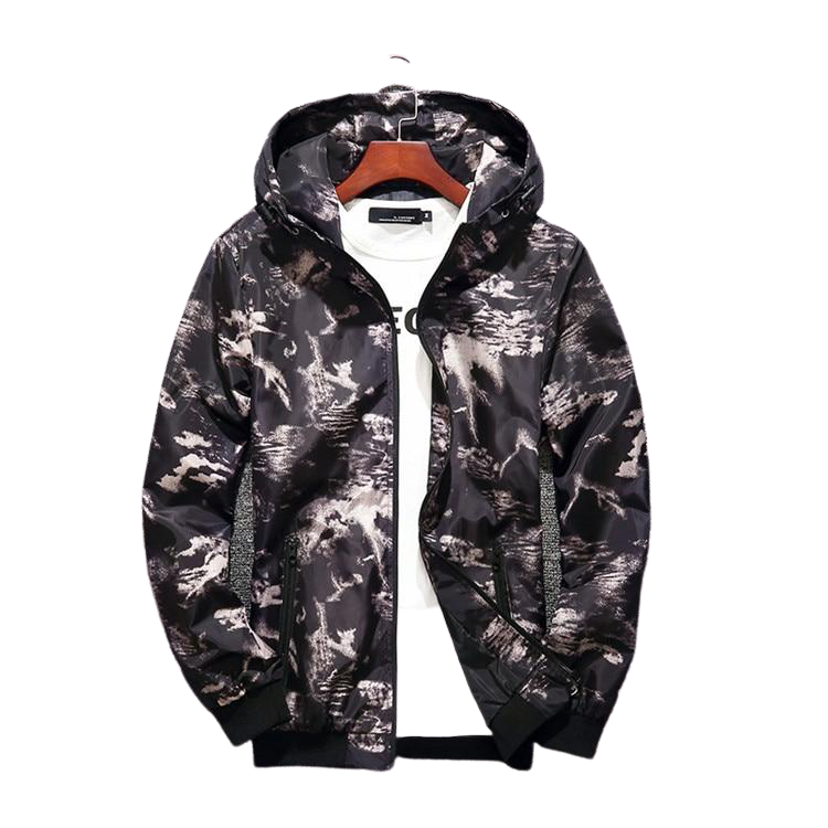 Mens Colored Camouflage Pilot Bomber Jacket