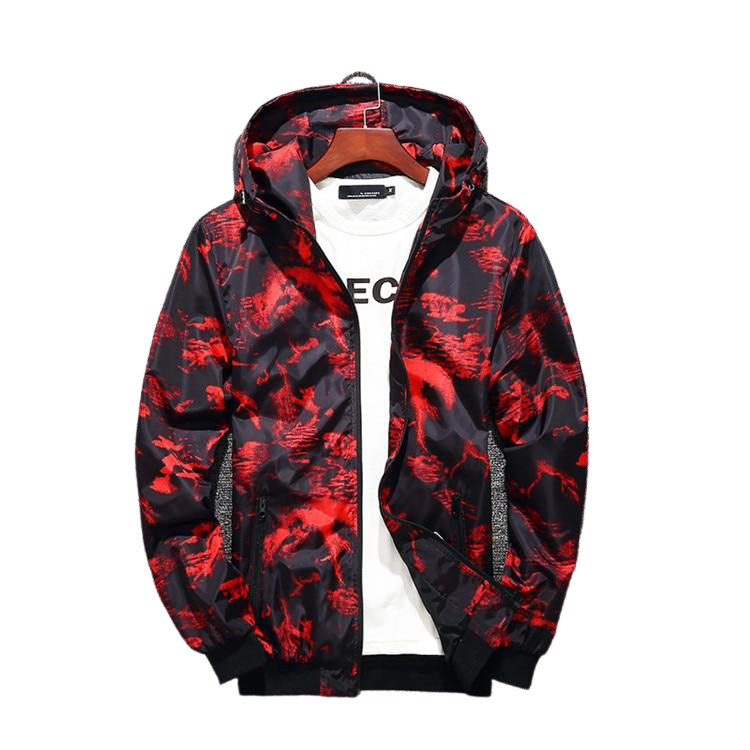Mens Colored Camouflage Pilot Bomber Jacket