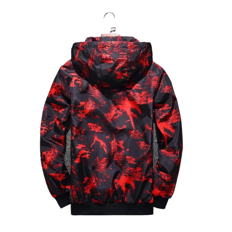 Mens Colored Camouflage Pilot Bomber Jacket