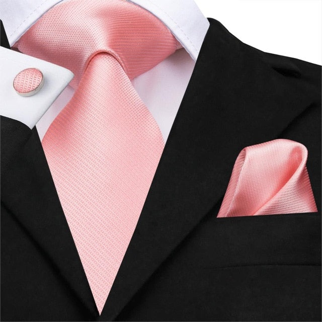 Logan Silk Solid Business Hanky, Cufflinks Set
