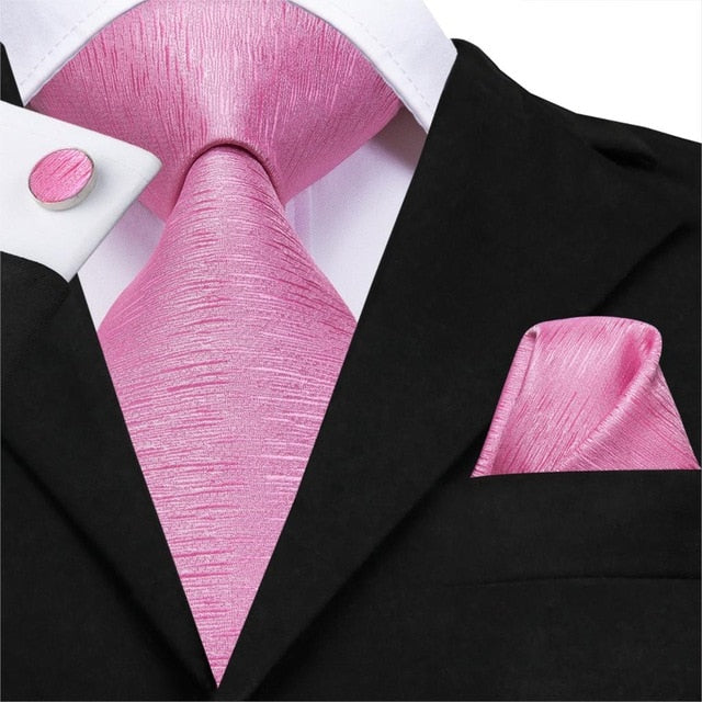 Logan Silk Solid Business Hanky, Cufflinks Set