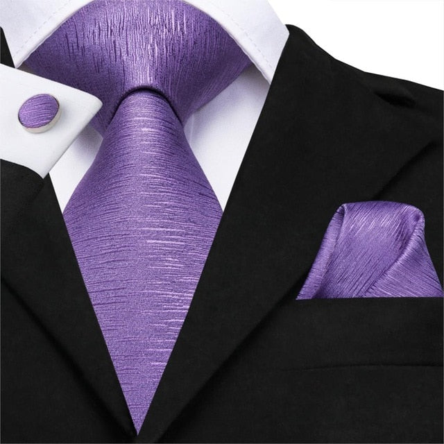 Logan Silk Solid Business Hanky, Cufflinks Set