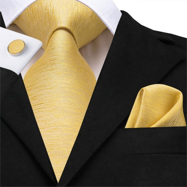 Logan Silk Solid Business Hanky, Cufflinks Set